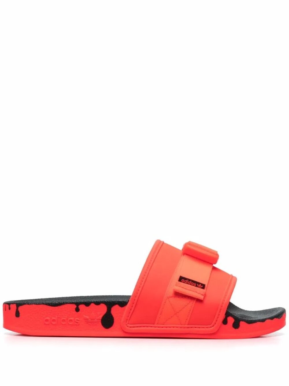 Adidas Slide Flat Sandals Pouchylette Size 7 NWT